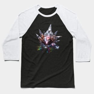 Fantasy Birthstone, April, Diamond Baseball T-Shirt